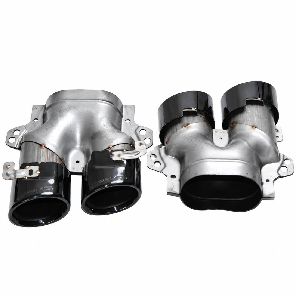 Mercedes-Benz W213 E53 Style Black Split Oval Exhaust Tips